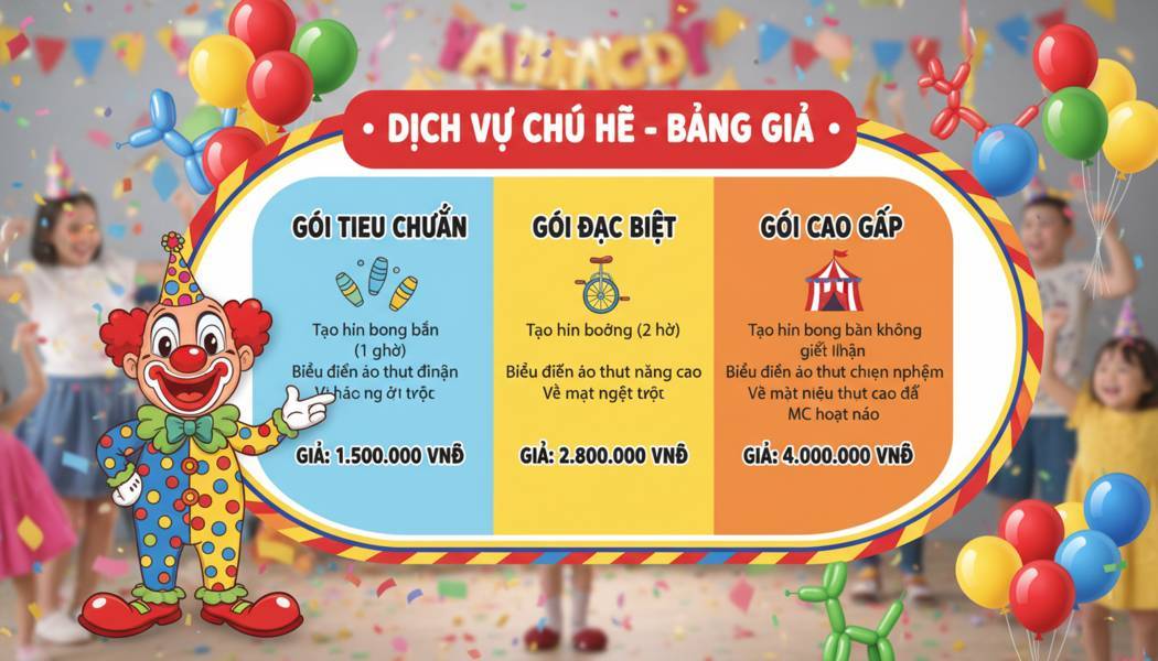 Thuê Chú Hề Thổi Bóng Tại Quận 12. Ảnh 2
